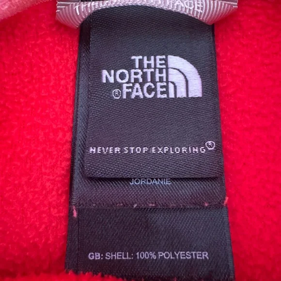 North Face Pink Fleece Jacket Quarter-Zip - Picture 4 of 5